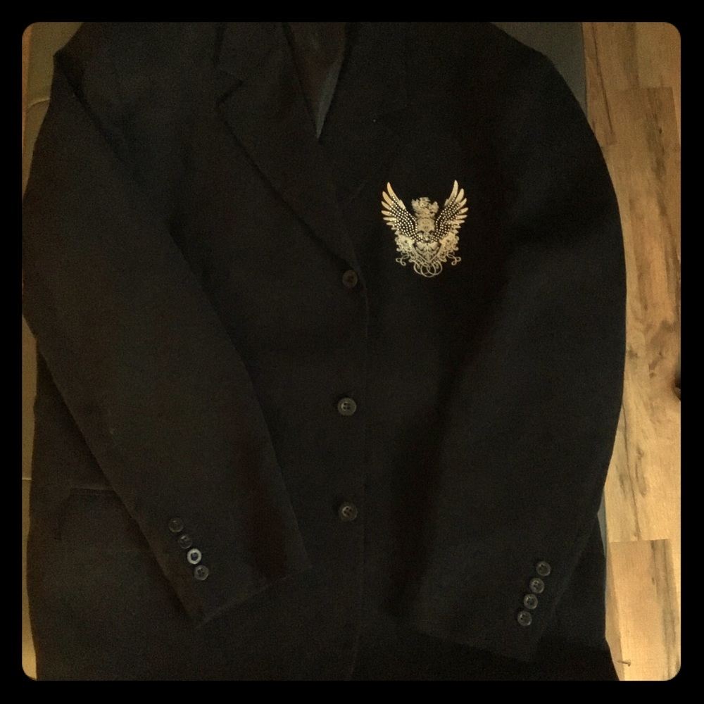 Black Blazer with silver eagle